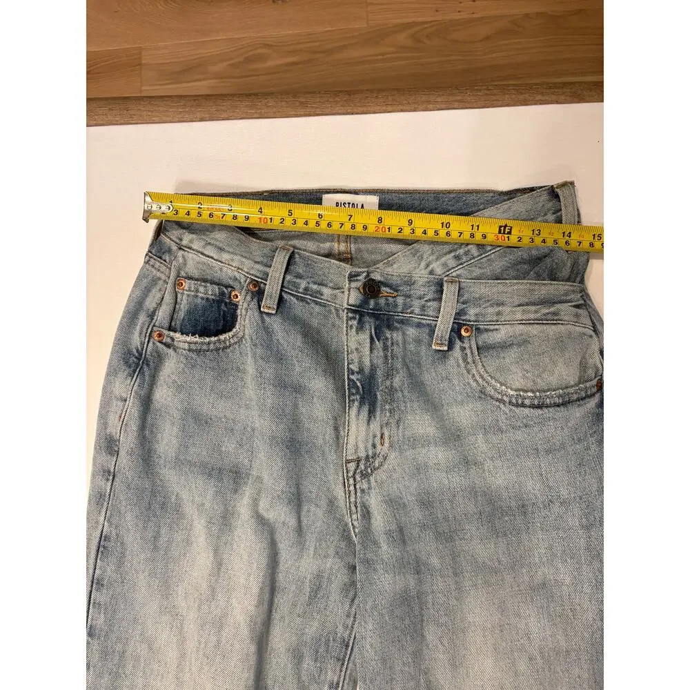 Pistola bobbie high-rise waist crossover wide leg